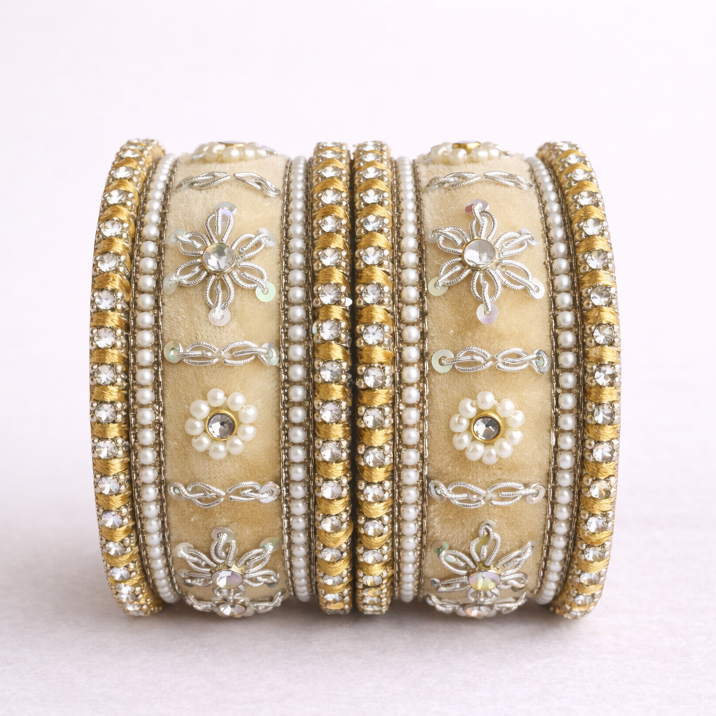 Shrikaa Velvet Bangles SVB-1012 - LCT