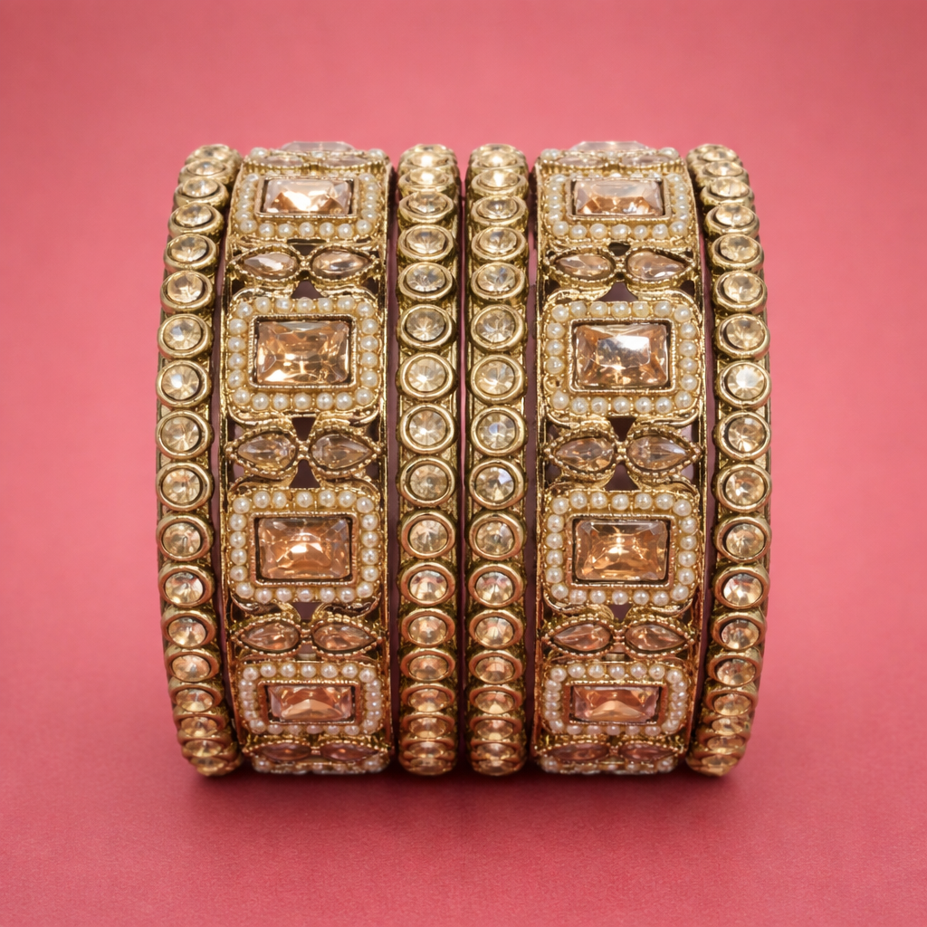 Shrikaa Mh Shadow Traditional Party Wear Bangles