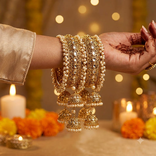 Latkan Bangles: The Perfect Blend of Movement and Style in Indian Jewelry