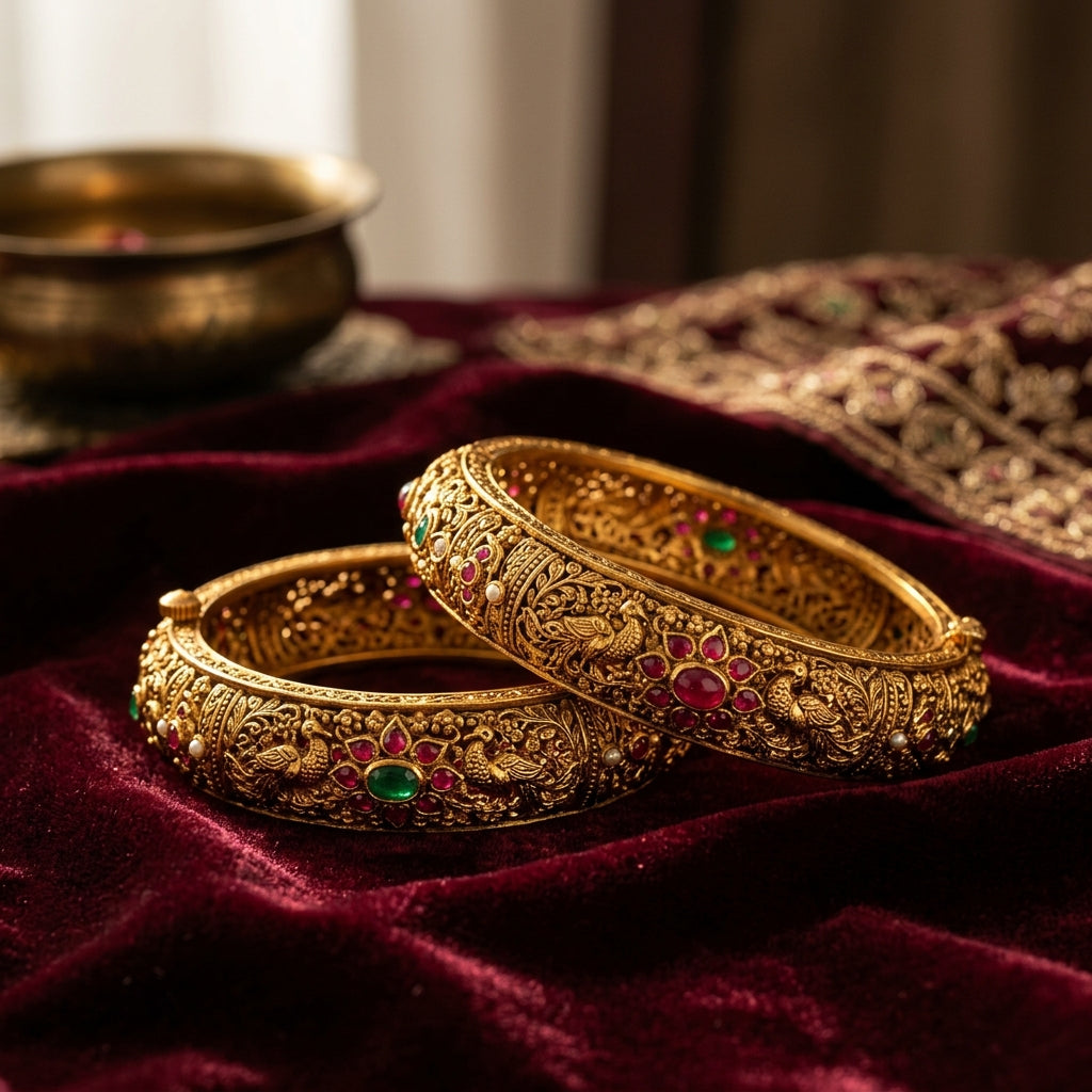 Royal Rajputana: The Ultimate Guide to Styling Rajwadi Kadas for Weddings & Festive Wear