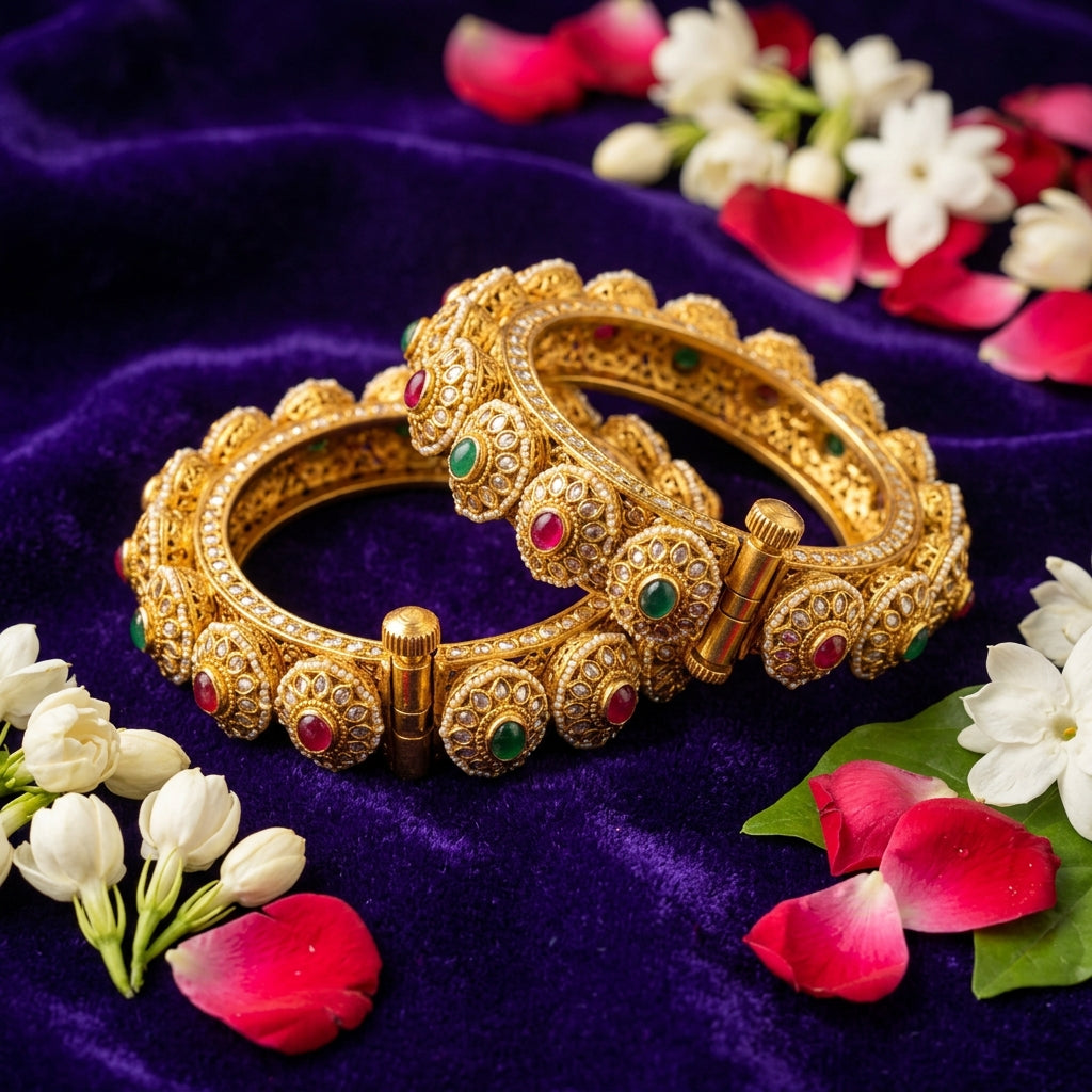 Heritage Pacheli Bangles: The Royal Rajasthani Statement Wristwear