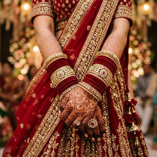 The Velvet Touch: Why Velvet Bangles are the Ultimate Bridal & Festive Essential