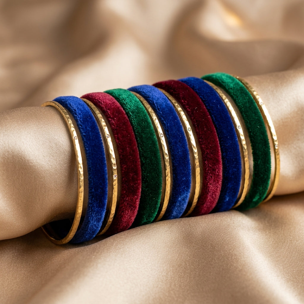 The Magic of Velvet Bangles: How to Mix, Match, and Style