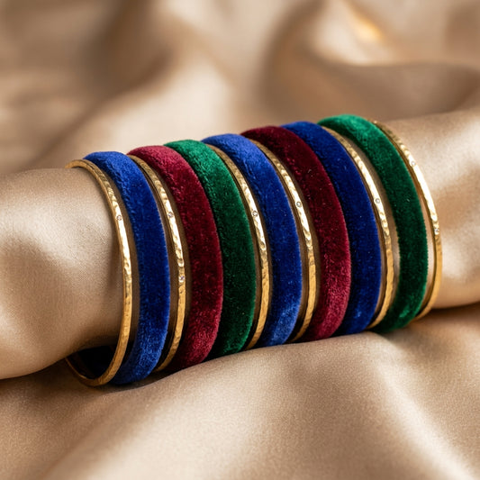 The Magic of Velvet Bangles: How to Mix, Match, and Style