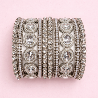Shrikaa Multicolor Stone Bangles - Mixed