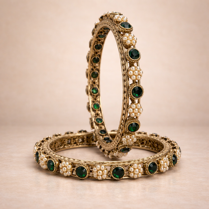 Shrikaa 2 Pcs Kada Set - Classic