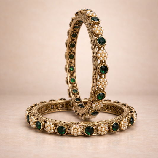 Shrikaa 2 Pcs Kada Set