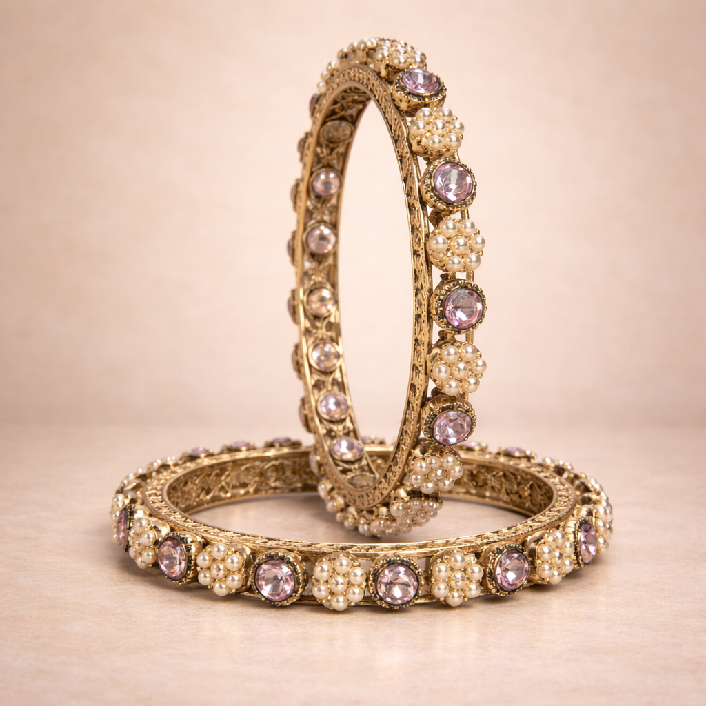Shrikaa 2 Pcs Kada Set