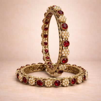 Shrikaa 2 Pcs Kada Set - Classic
