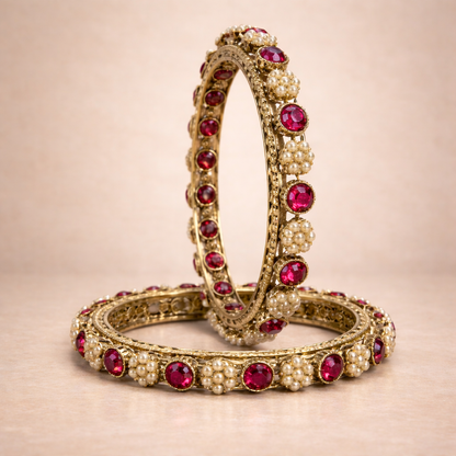 Shrikaa 2 Pcs Kada Set - Classic