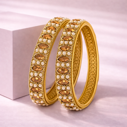 Shrikaa 2 Pcs Kada Set - Royal
