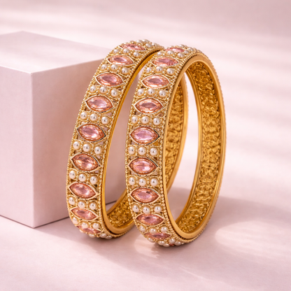 Shrikaa 2 Pcs Kada Set - Royal