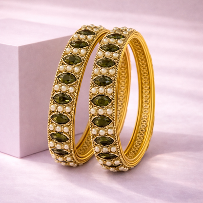 Shrikaa 2 Pcs Kada Set - Royal