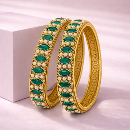 Shrikaa 2 Pcs Kada Set - Royal