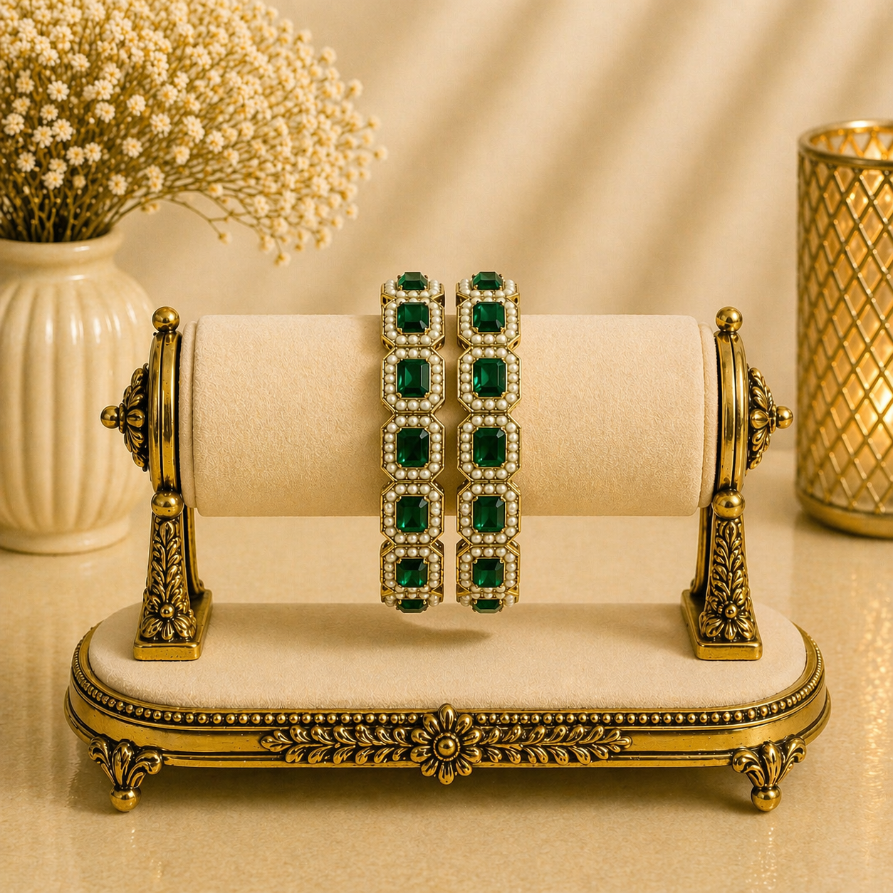 Shrikaa 2 Pcs Kada Set
