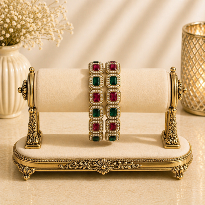 Shrikaa 2 Pcs Kada Set - Heritage