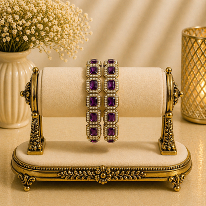 Shrikaa 2 Pcs Kada Set - Heritage
