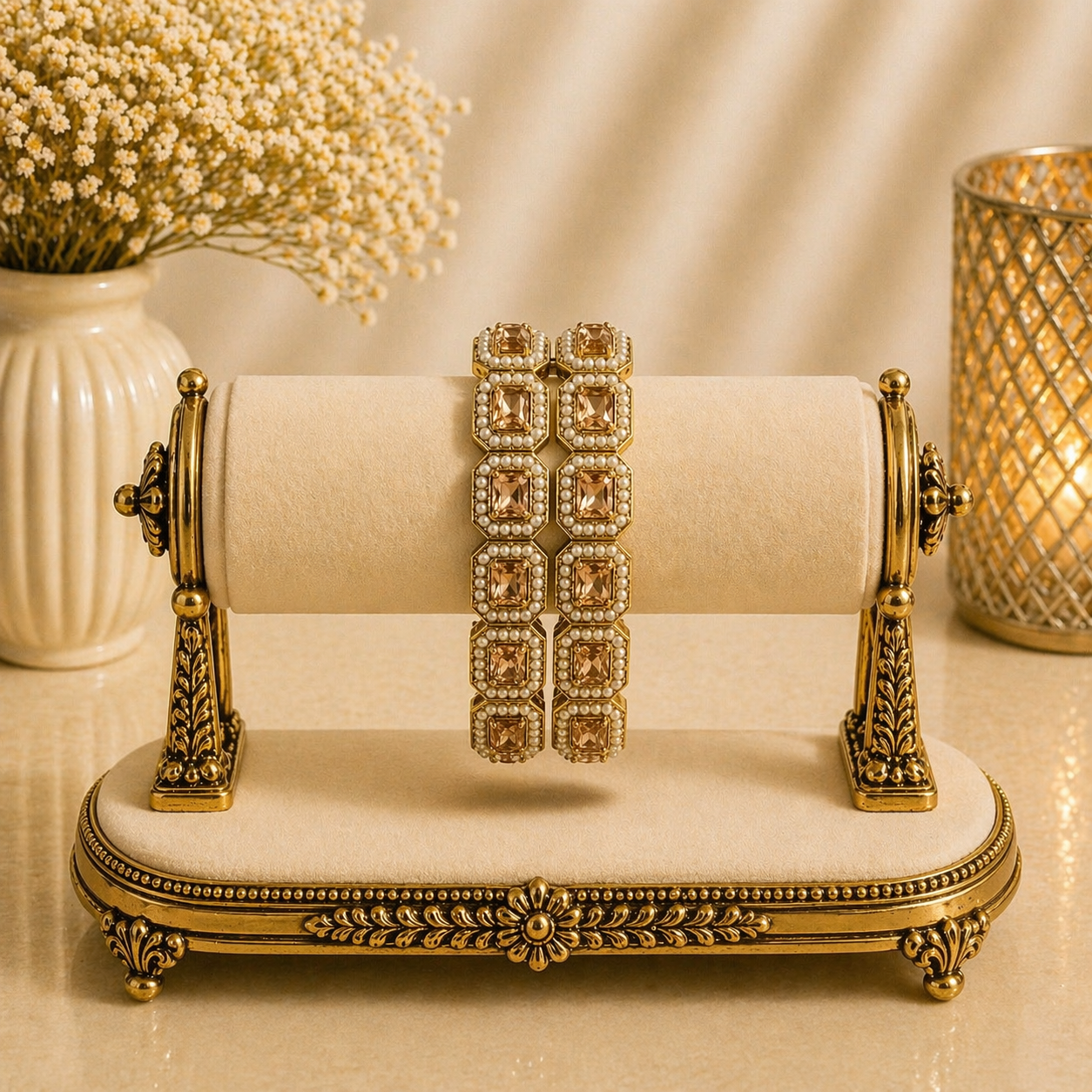 Shrikaa 2 Pcs Kada Set