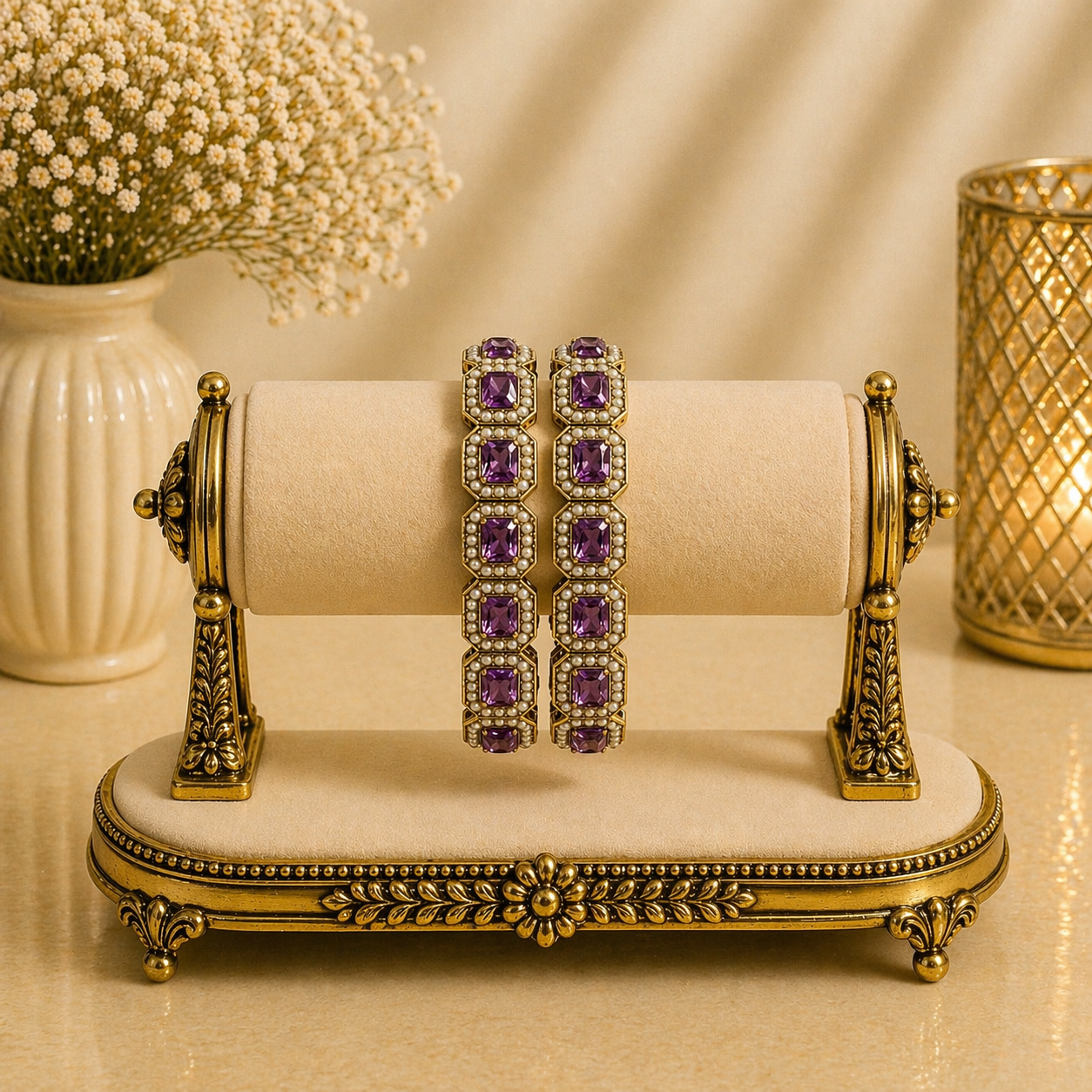Shrikaa 2 Pcs Kada Set