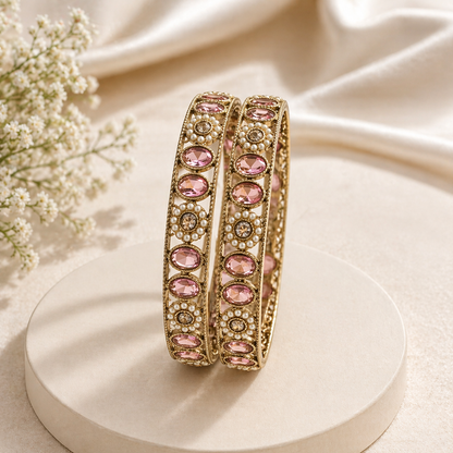 Shrikaa 2 Pcs Kada Set - Elegant