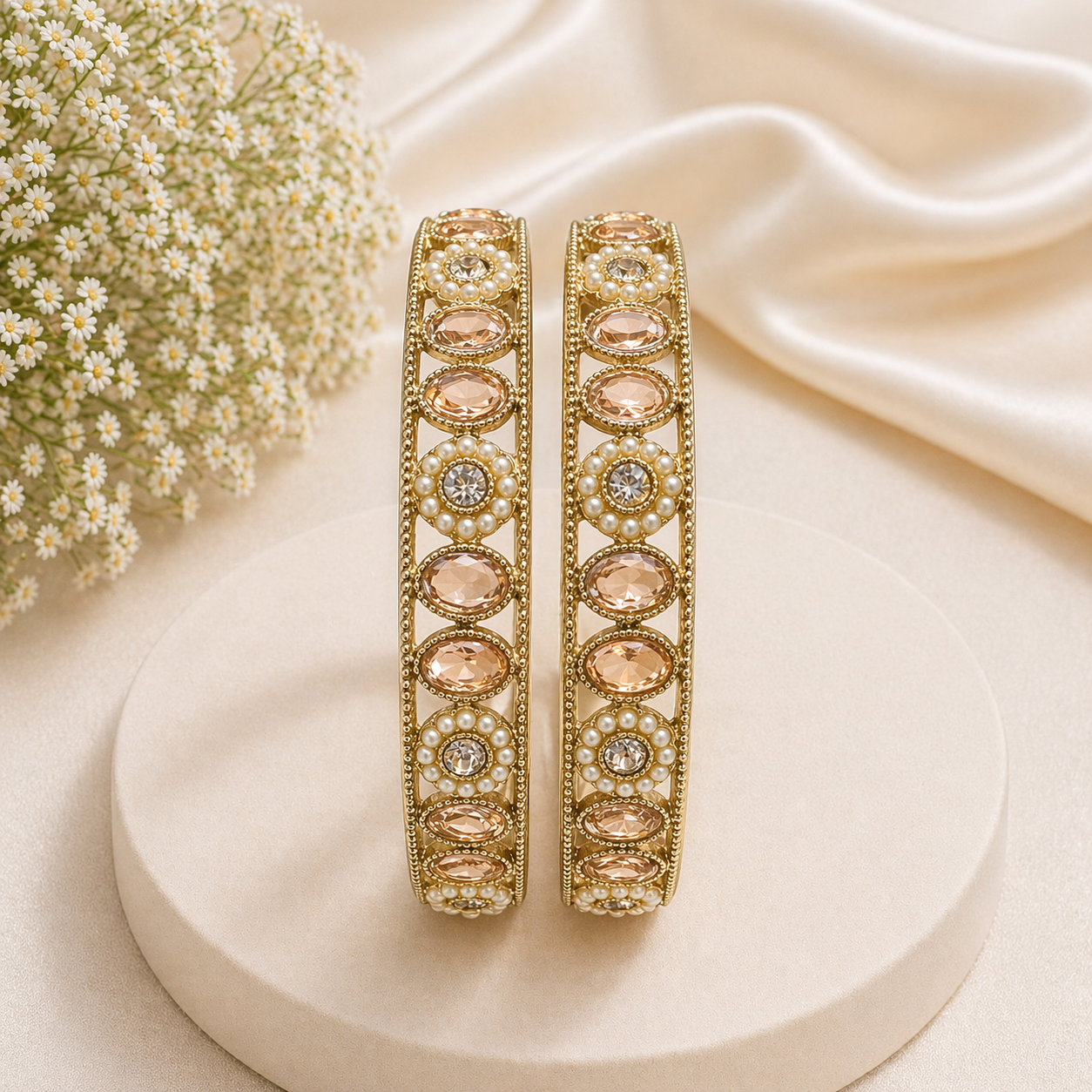 Shrikaa 2 Pcs Kada Set