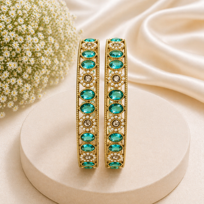 Shrikaa 2 Pcs Kada Set - Elegant