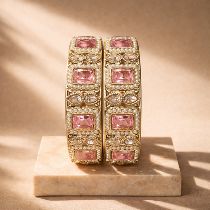 Shrikaa 2 Pcs Kada Set - Antique