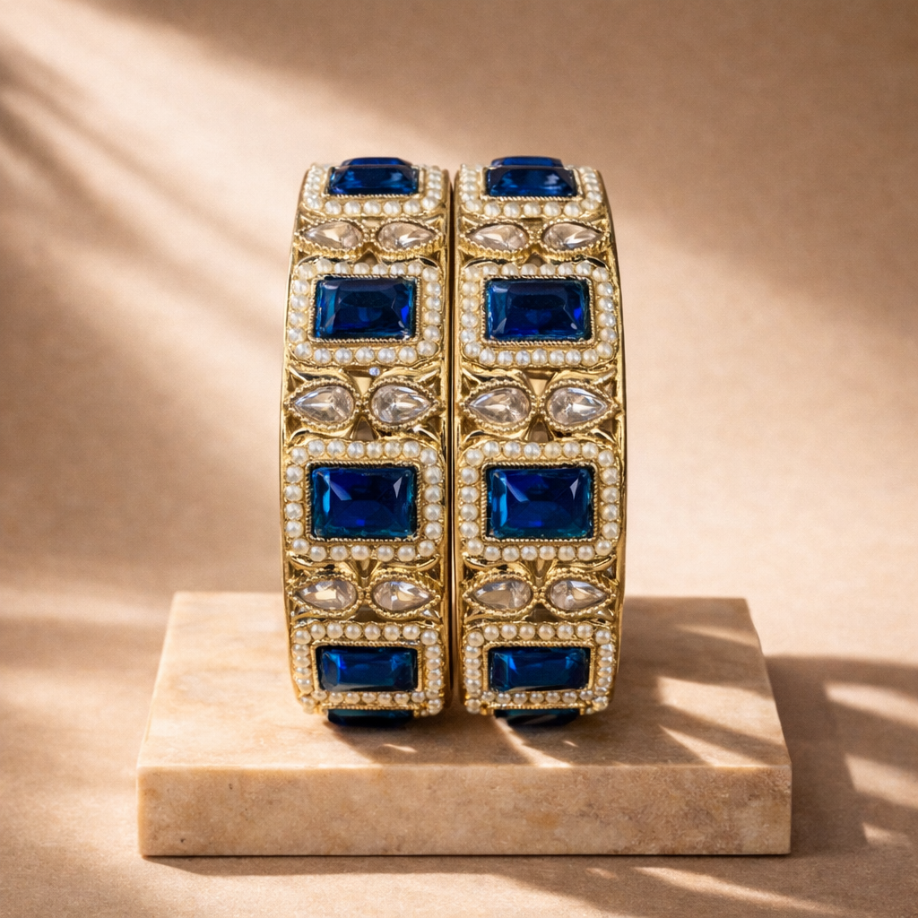 Shrikaa 2 Pcs Kada Set