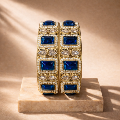 Shrikaa 2 Pcs Kada Set - Antique