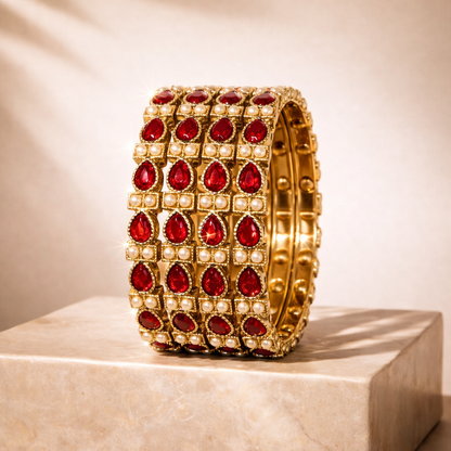 Shrikaa 4 Pcs Kada Set - Classic