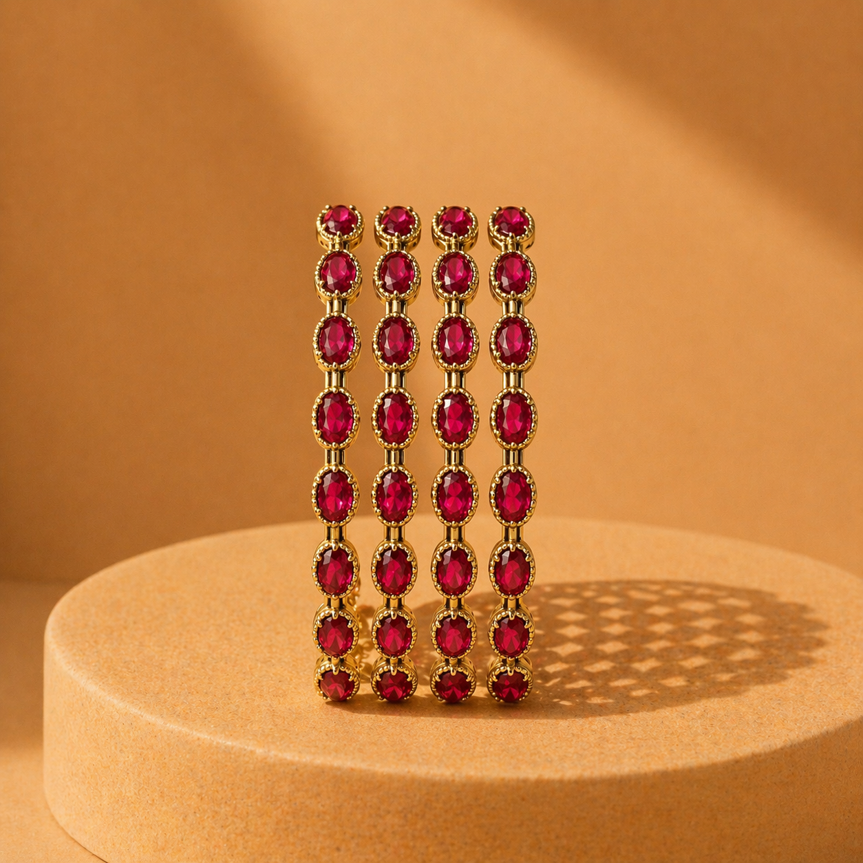 Shrikaa 4 Pcs Kada Set