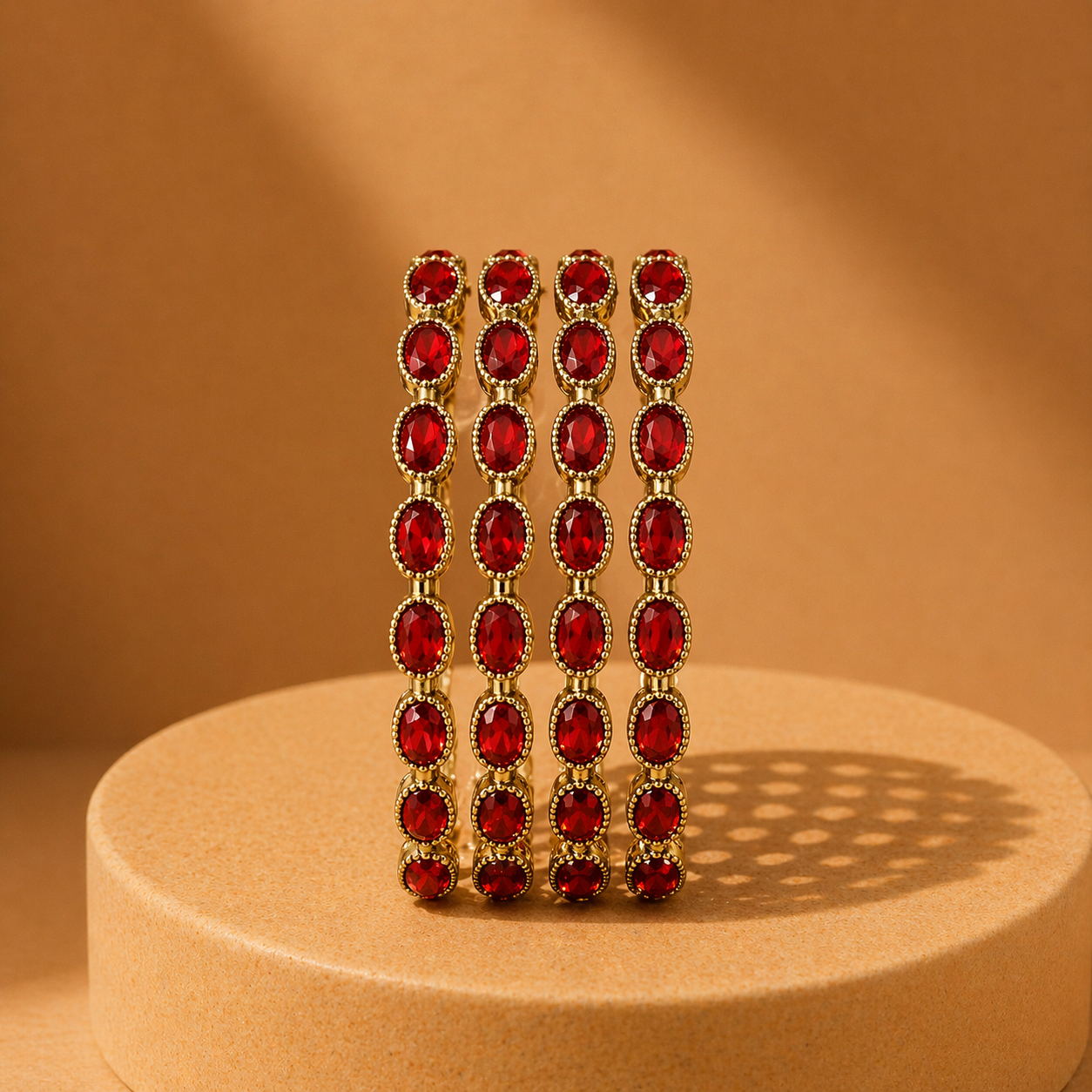 Shrikaa 4 Pcs Kada Set