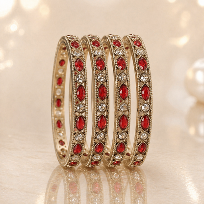 Shrikaa 4 Pcs Kada Set - Heritage