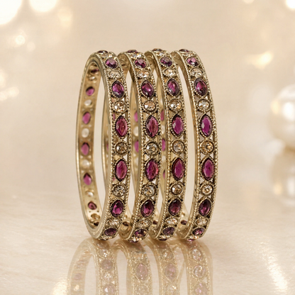 Shrikaa 4 Pcs Kada Set - Heritage