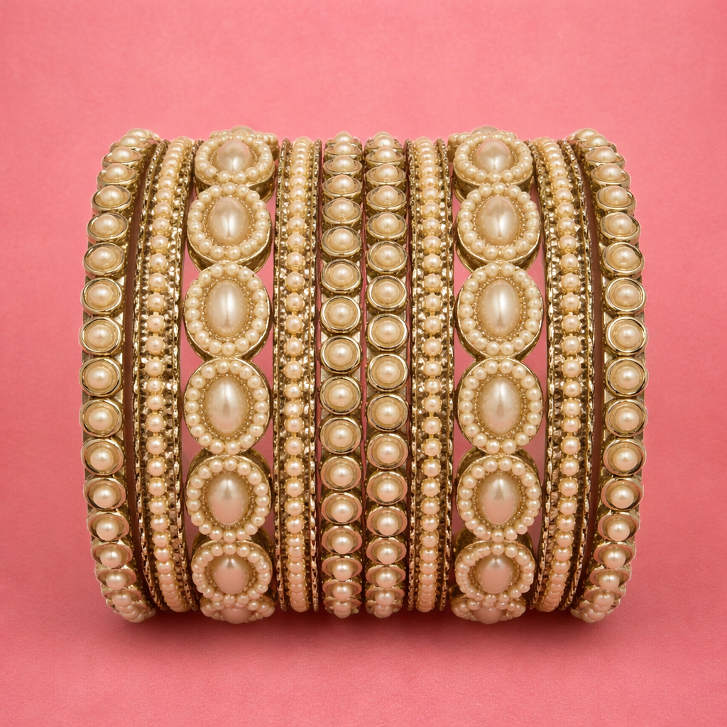 Shrikaa Designer Stone Bangles – Traditional Party Wear