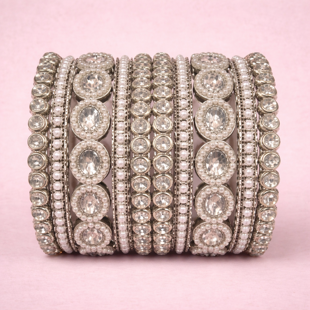 Shrikaa Designer Stone Bangles – Traditional Party Wear