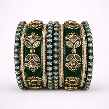Shrikaa Velvet Bangles - Classic