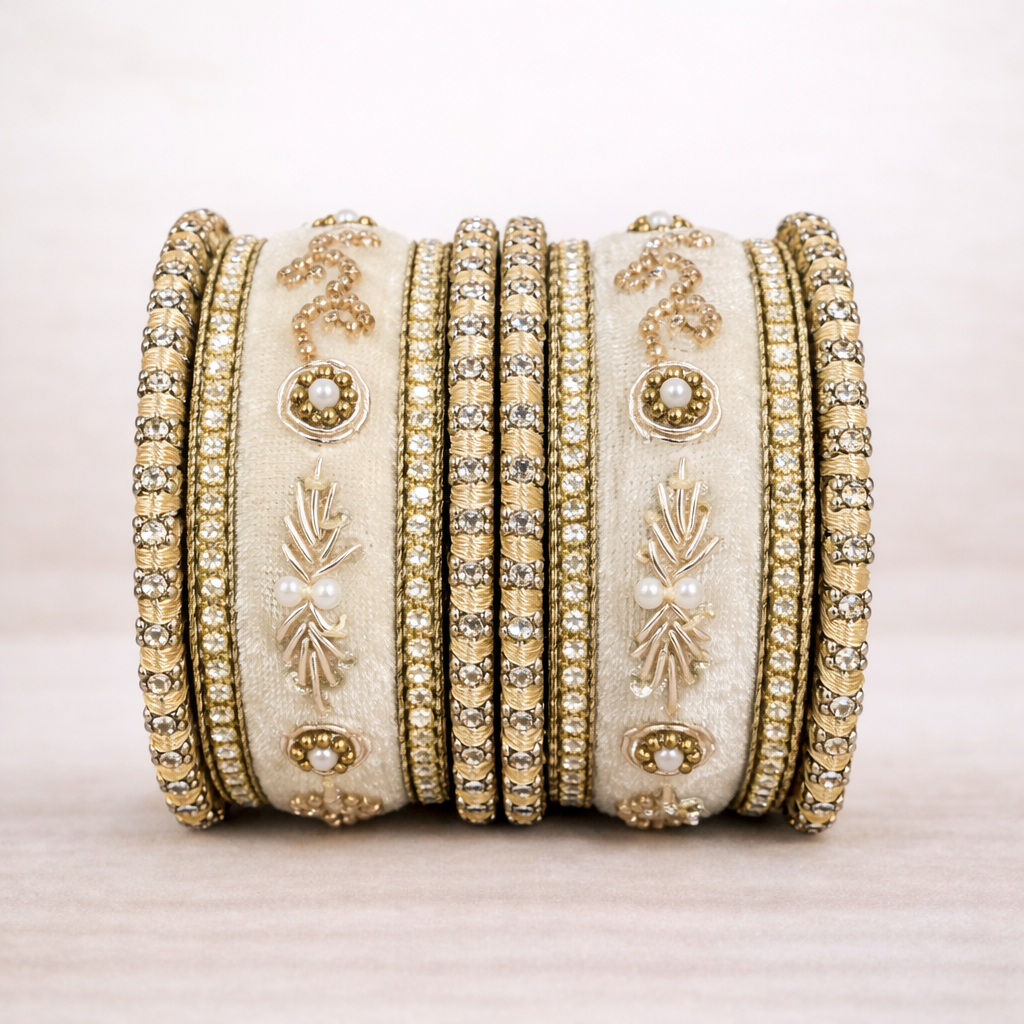 Shrikaa Velvet Bangles SVB-1010 - LCT