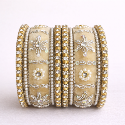 Shrikaa Velvet Bangles SVB-1012 - LCT