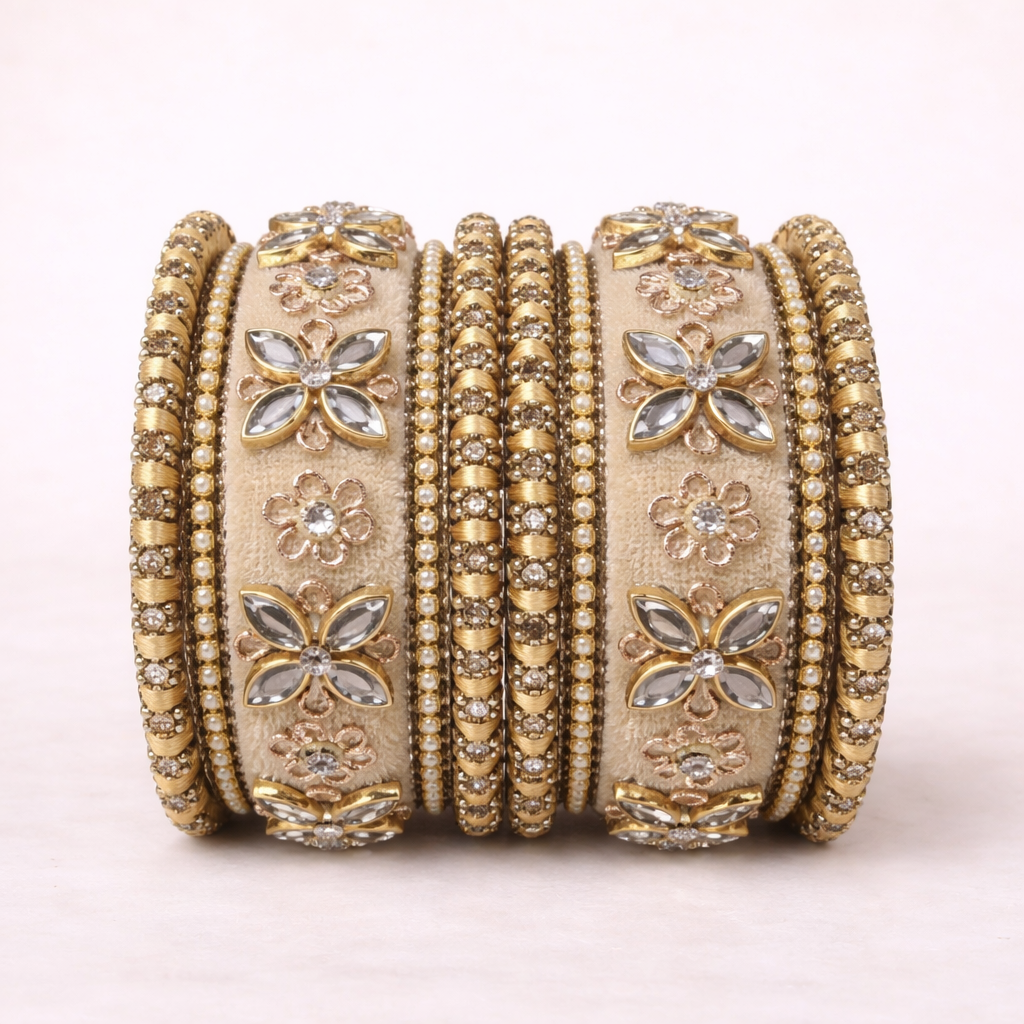 Shrikaa Velvet Bangles SVB-1013 - LCT