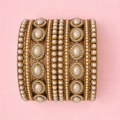 Shrikaa Multicolor Stone Bangles - Mixed