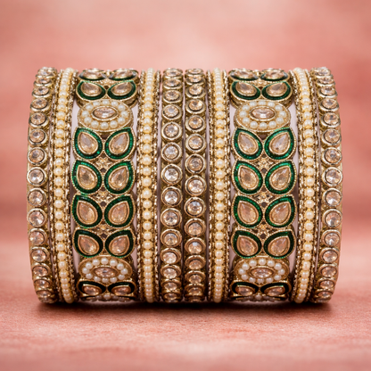 Shrikaa Meena Bangles - Antique