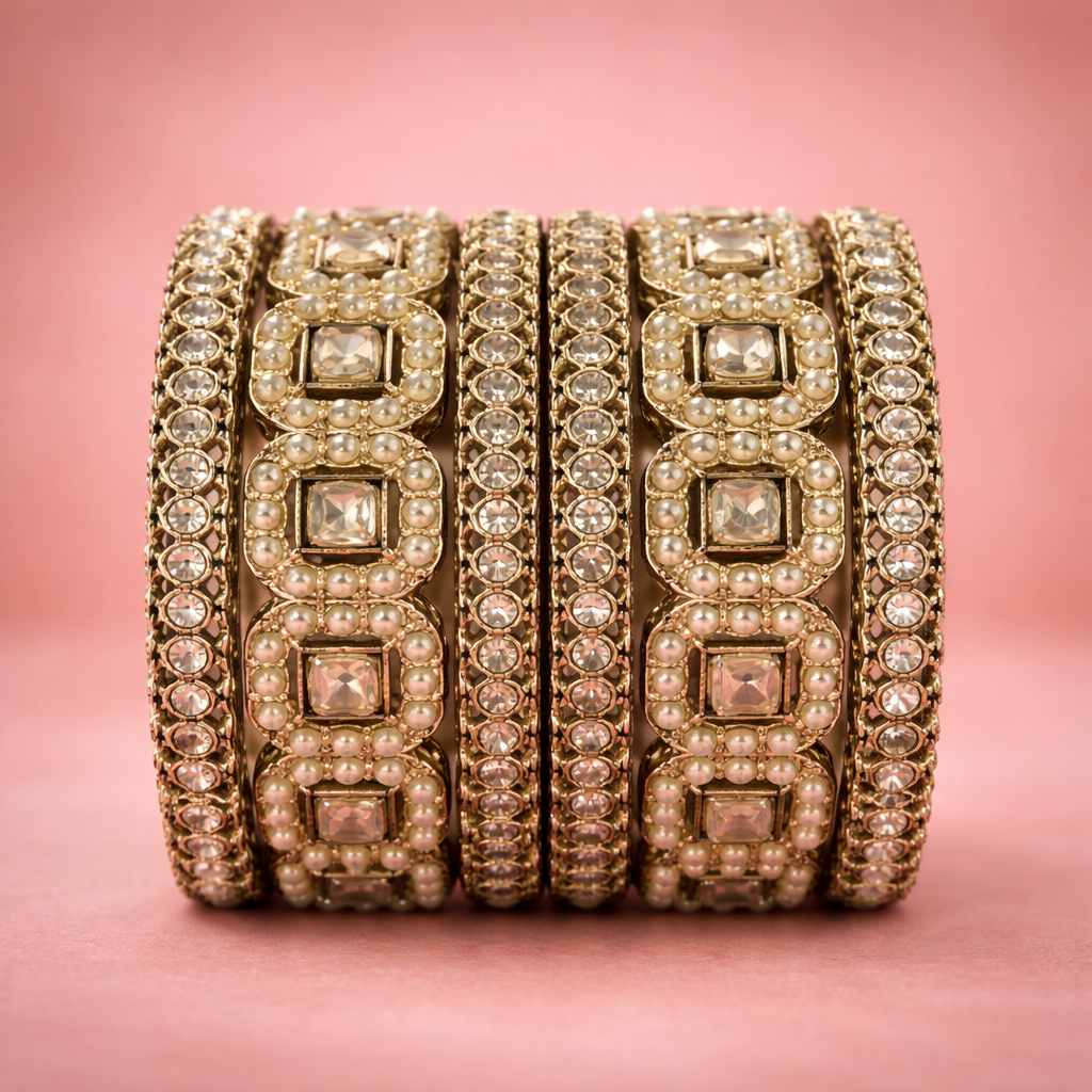 Shrikaa Mh Shadow Traditional Party Wear Bangles
