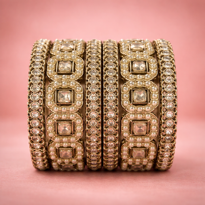 Shrikaa Mh Shadow Traditional Party Wear Bangles