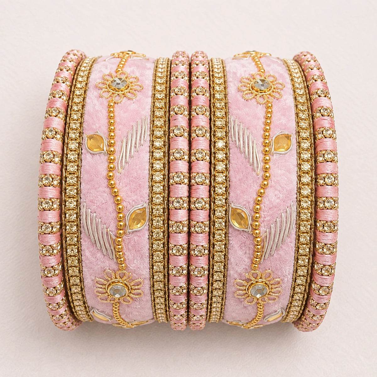 Shrikaa Velvet Bangles - Deluxe