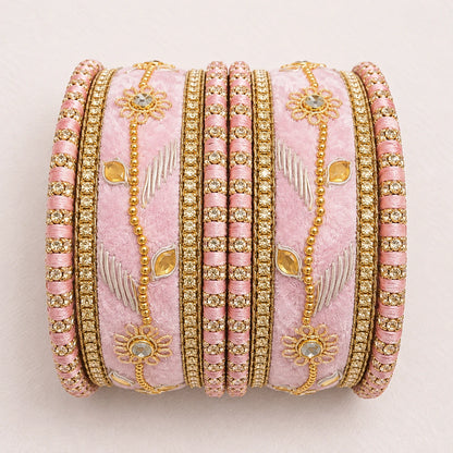 Shrikaa Velvet Bangles - Deluxe