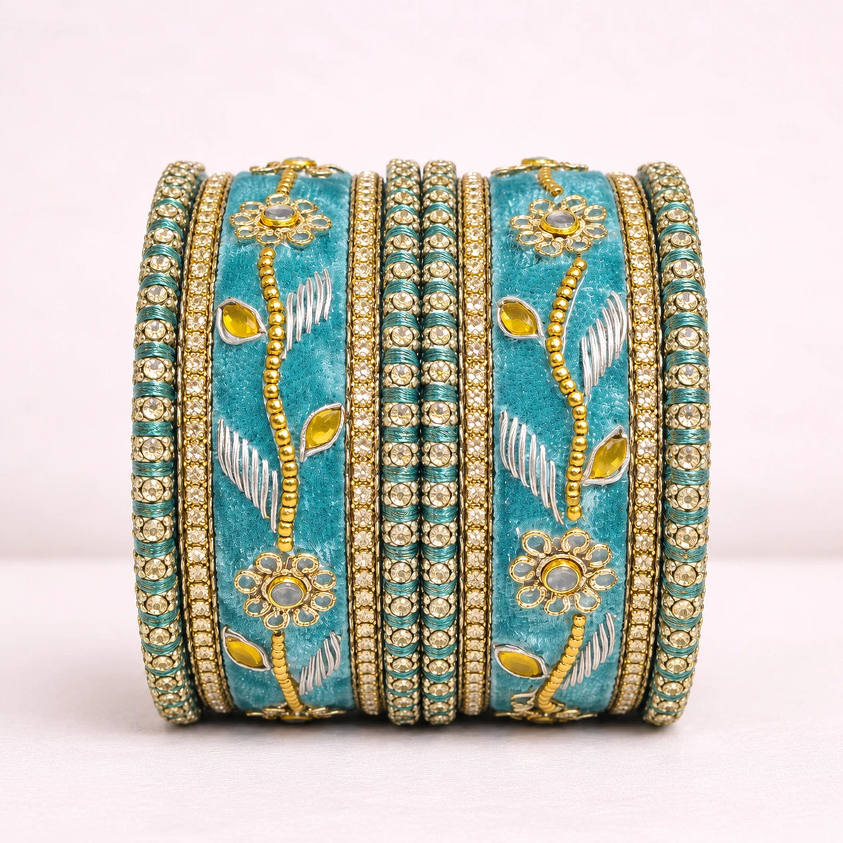 Shrikaa Velvet Bangles - Deluxe