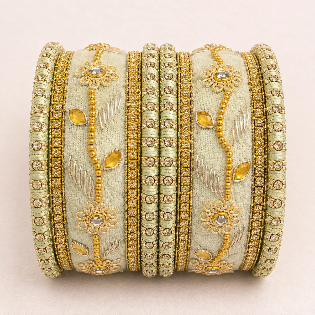 Shrikaa Velvet Bangles - Deluxe