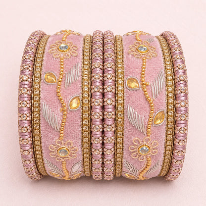 Shrikaa Velvet Bangles - Deluxe