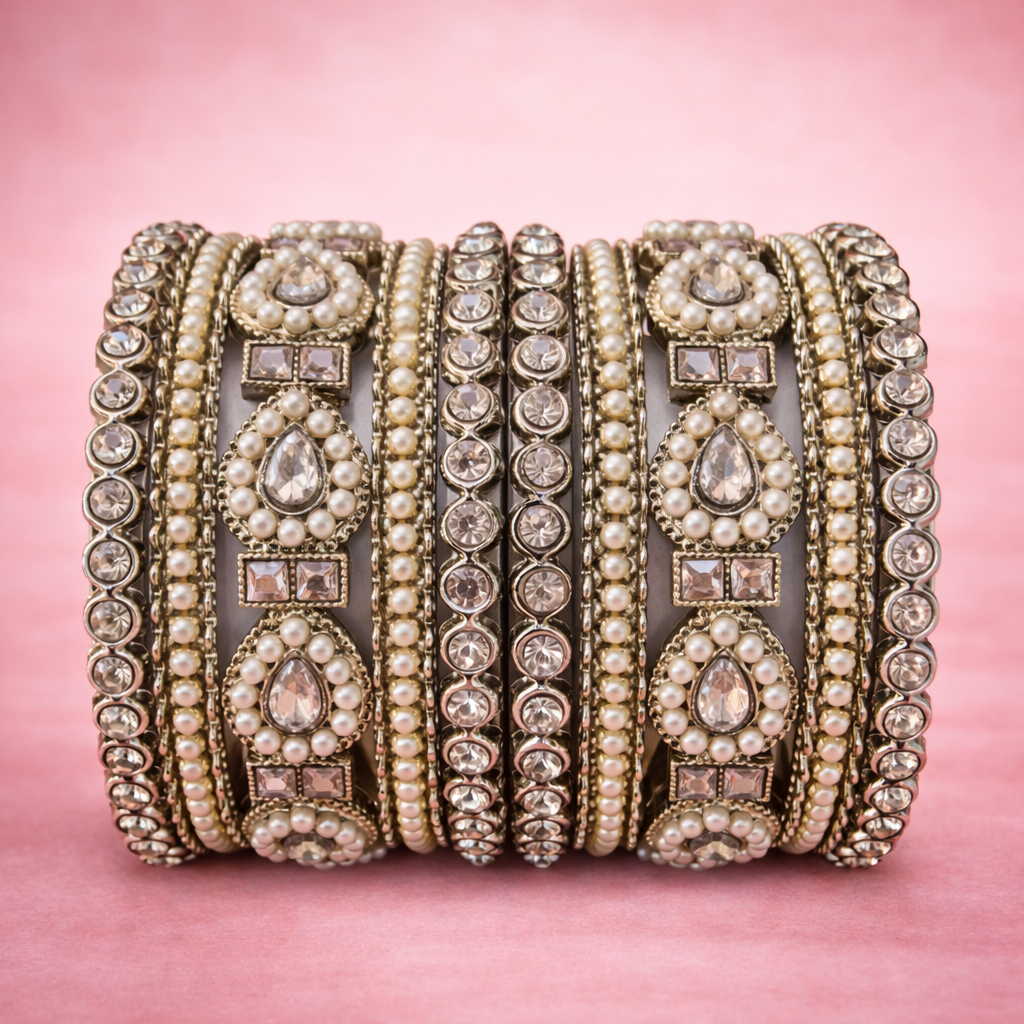 Shrikaa Mh Shadow Traditional Party Wear Bangles